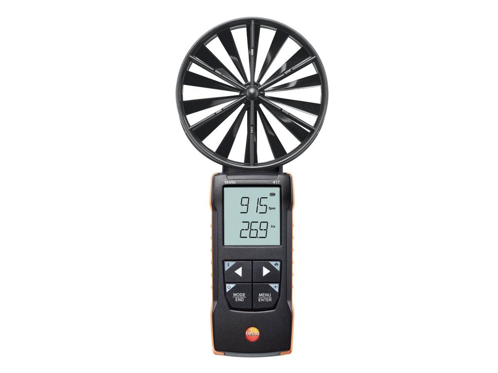 Testo 417 - Vrtuľkový anemometer