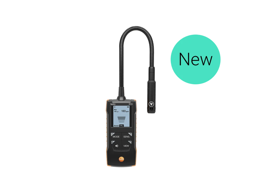 Testo 513 - Detektor úniku plynu s flexibilnou sondou
