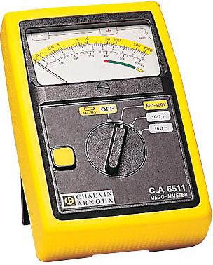 Chauvin Arnoux C.A 6511 - Analógový merač izolačných odporov