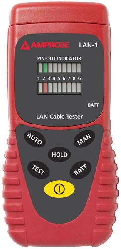 LAN-1 - Tester zapojenia siete LAN