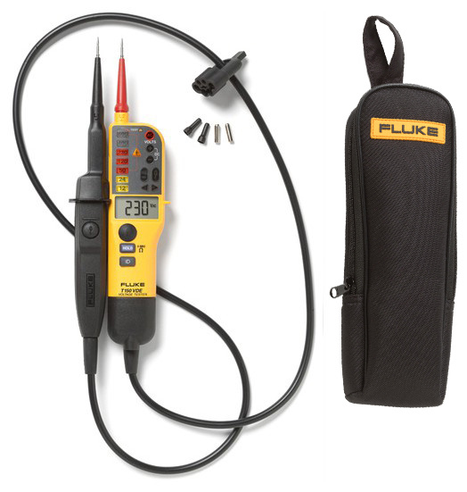 Fluke T150/C150 Skúšačka, Vadaska napätia a spojitosti 